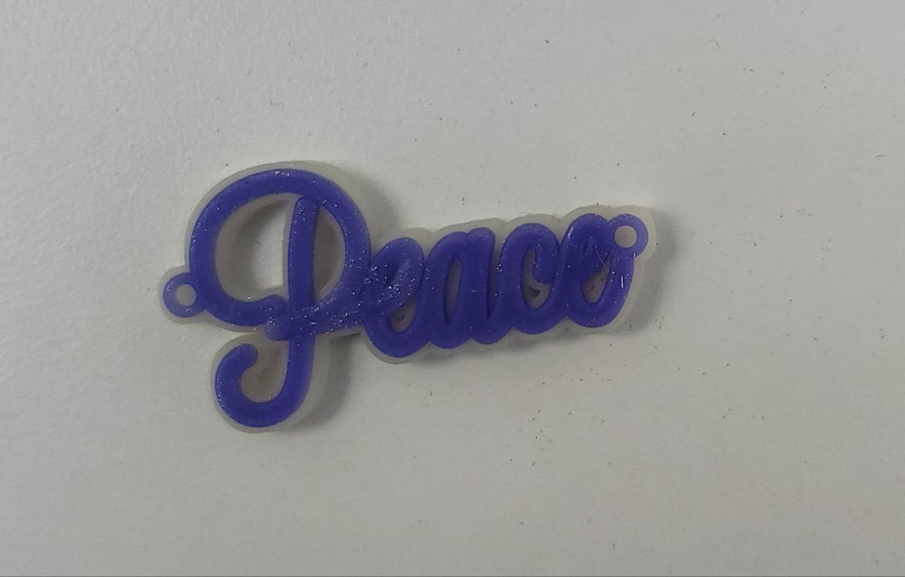 Peace Name Pendant